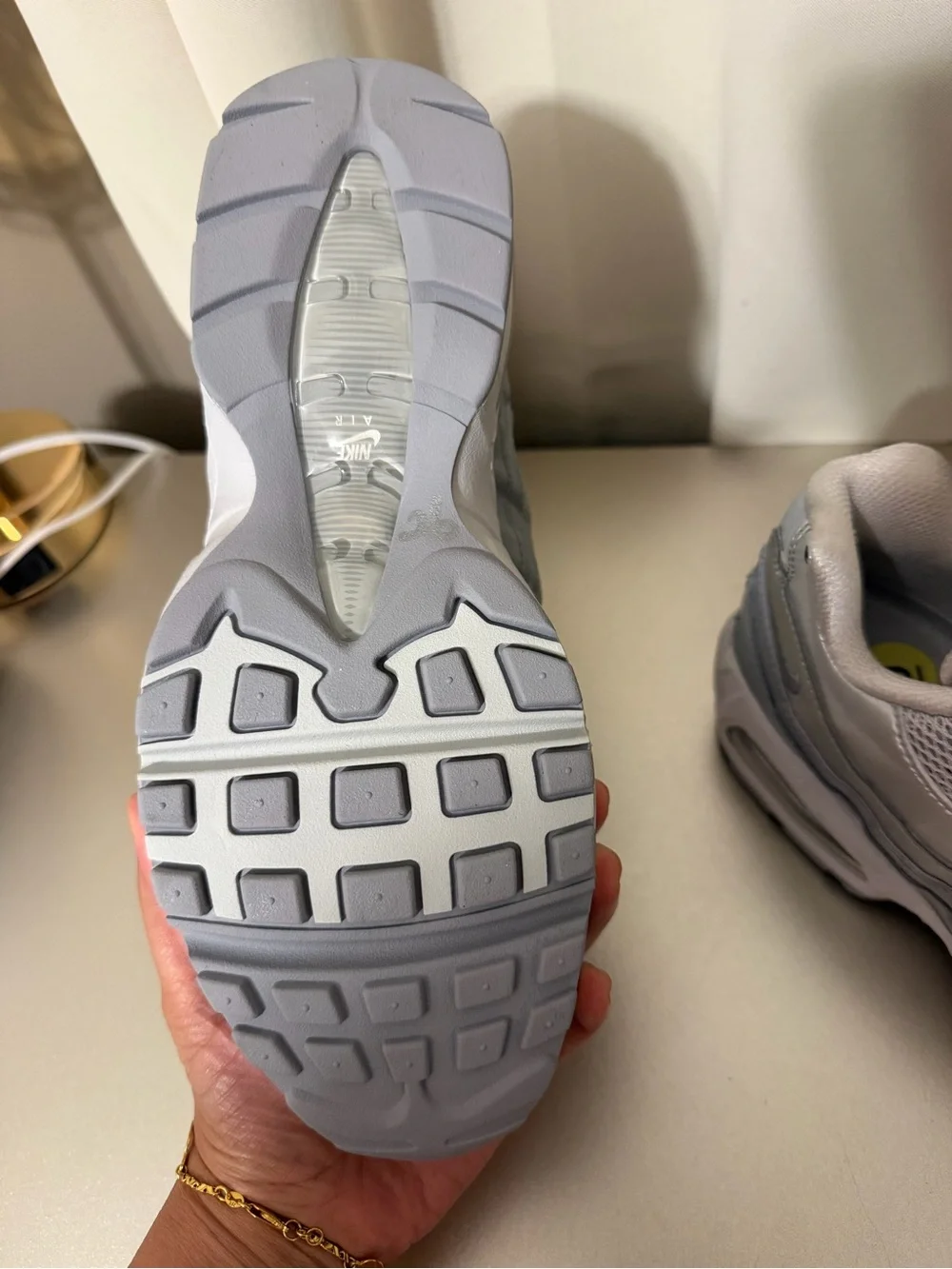 Nike Air Max 95 Silver White Sneakers